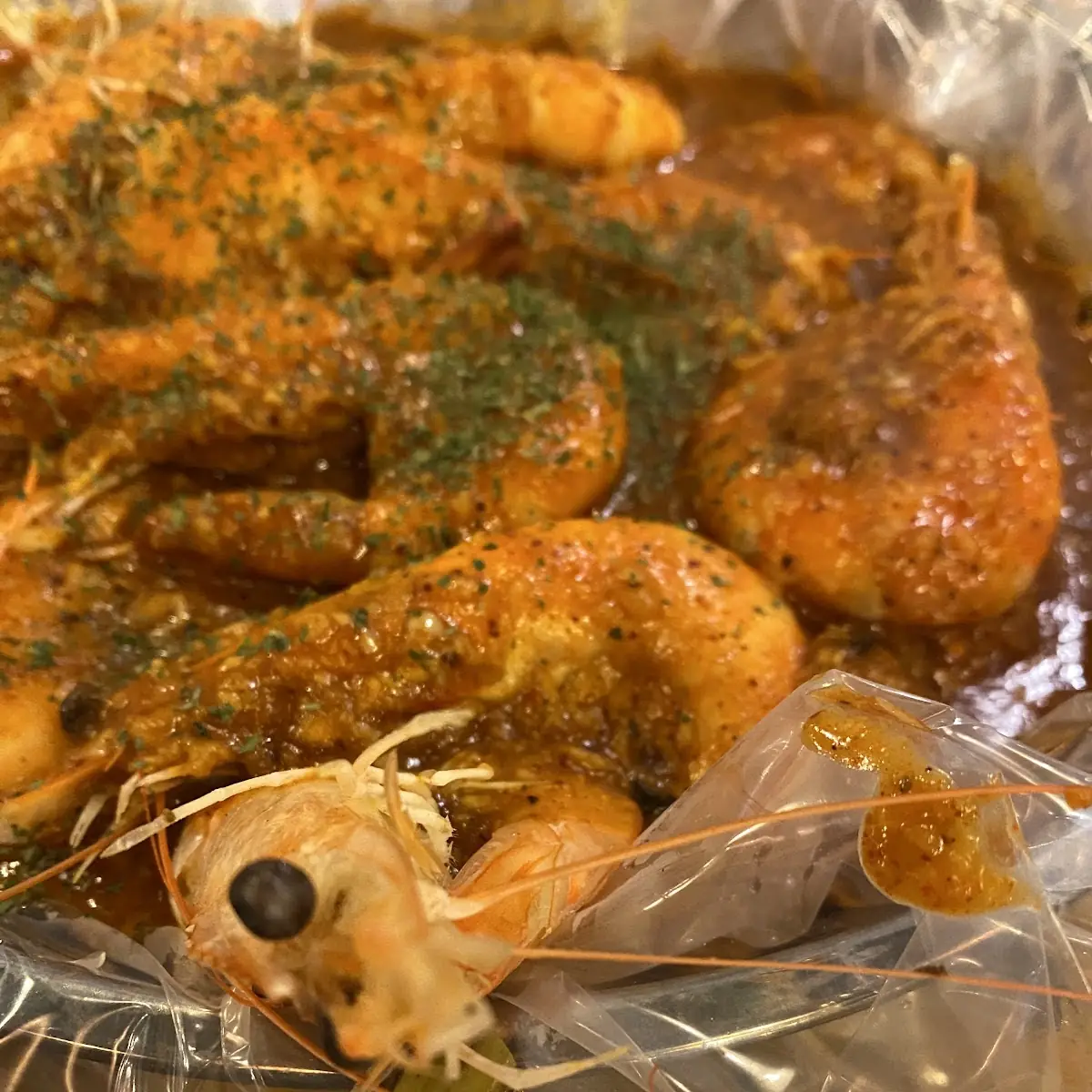 jumbo shrimp head on 1ib 有头虾1磅